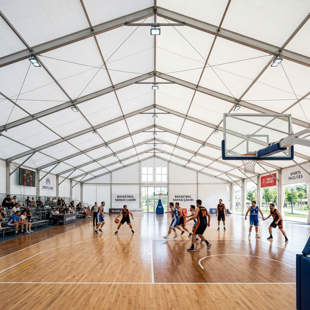 Iğdır Basketbol Sahası Kapama Çadırı İmalatı ve Fiyatları